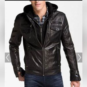 Men’s Black Leather Jacket